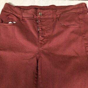 Maurices Women's High Rise Jeans in Rust